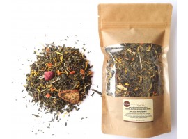 7| Žalioji arbata "BALTASIS PAPLŪDIMYS" (natūraliai aromatizuota), 100 g